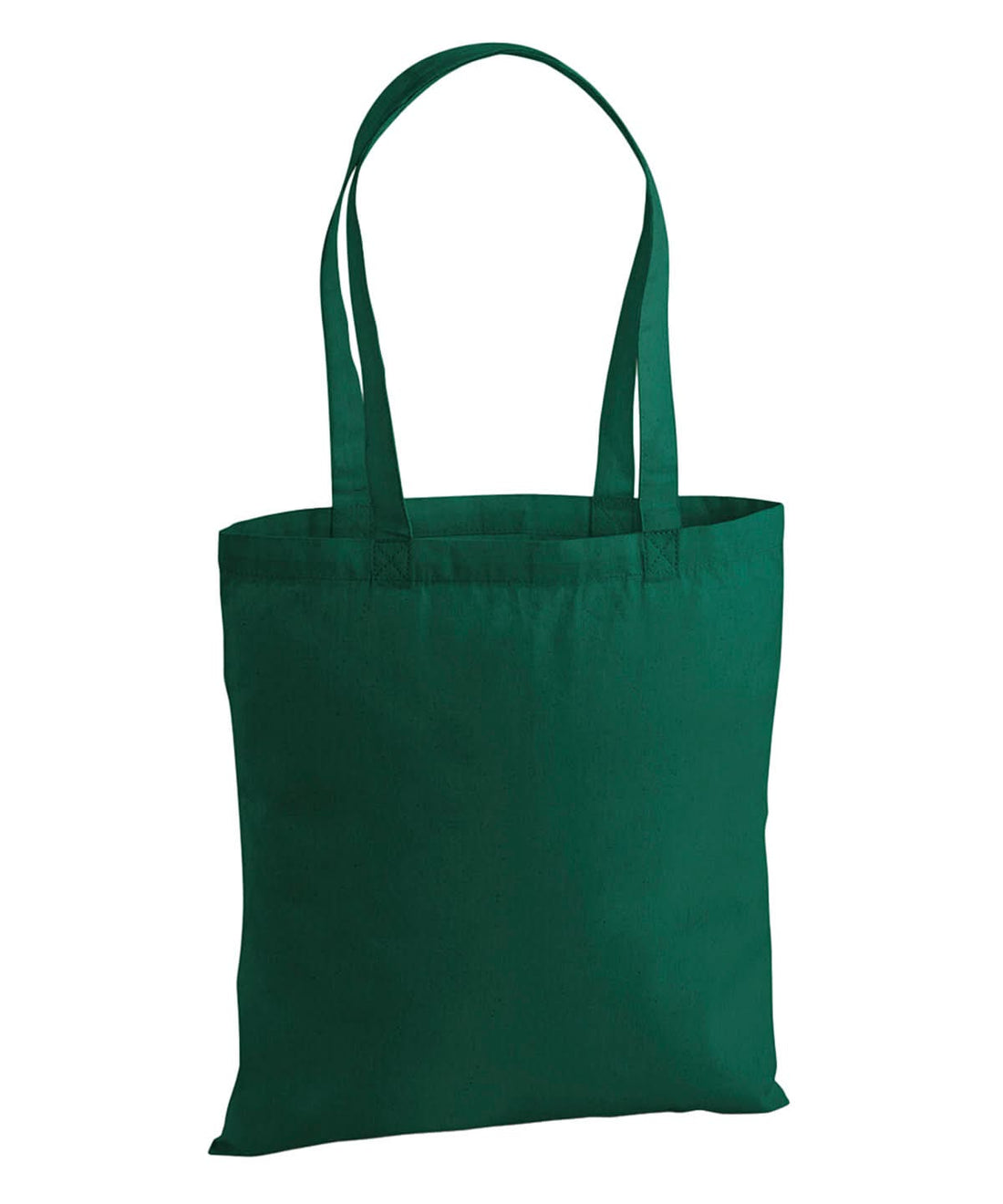 Westford Mill Premium Cotton Tote WM201 - Bottle Green One size - Customisable Bags