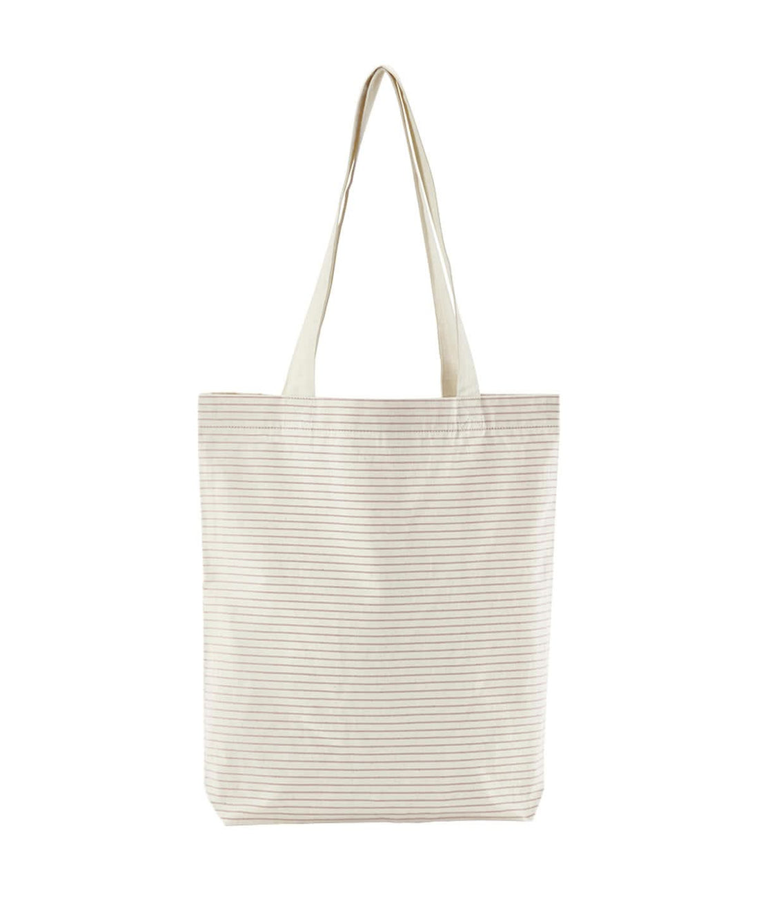 Westford Mill Striped Organic Cotton Tote WM251 - Red Stripe One size - Customisable Bags