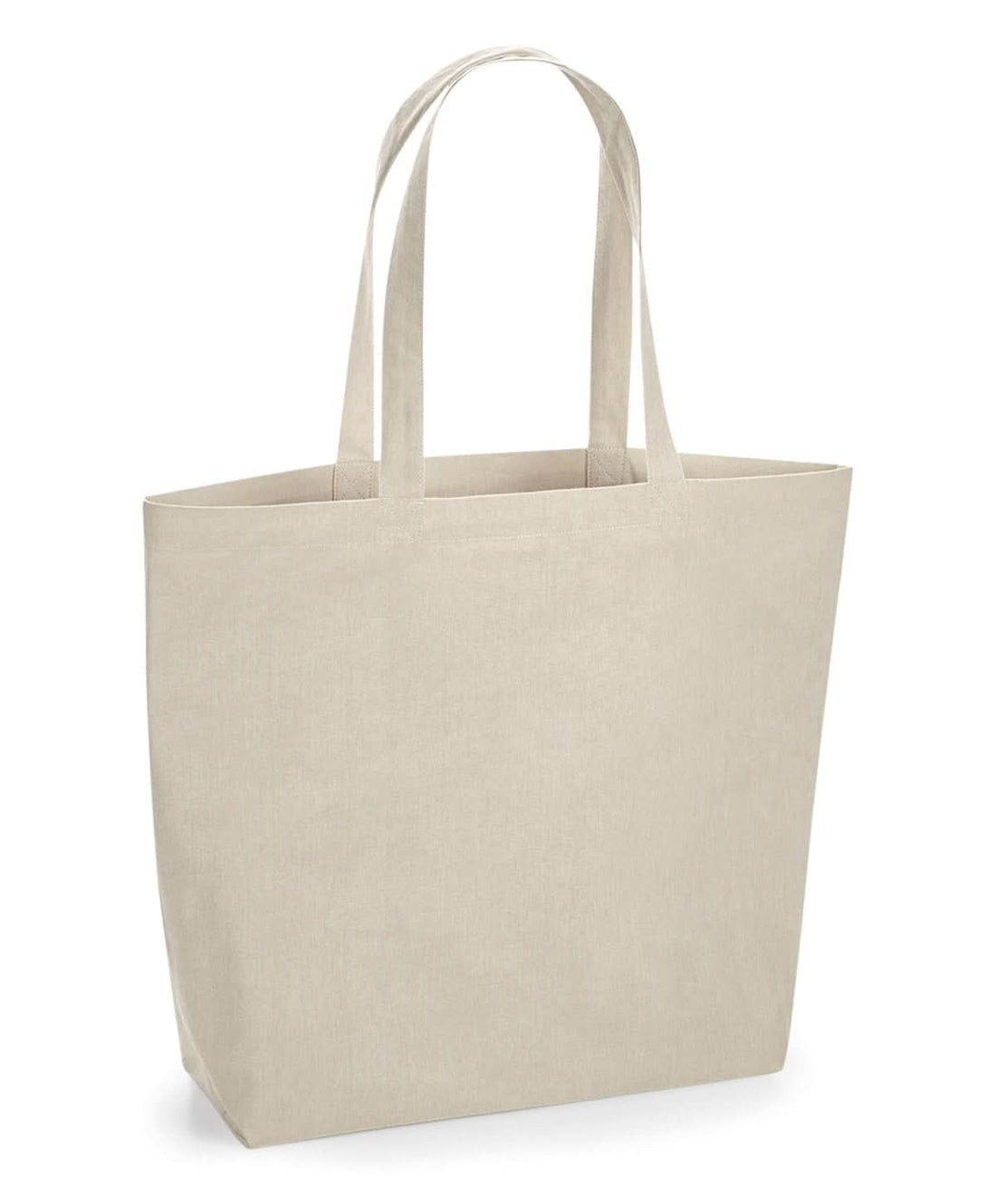 Westford Mill Organic Natural Dyed Maxi Bag For Life WM285 - Myrobalan Stone One Size - Customisable Bags