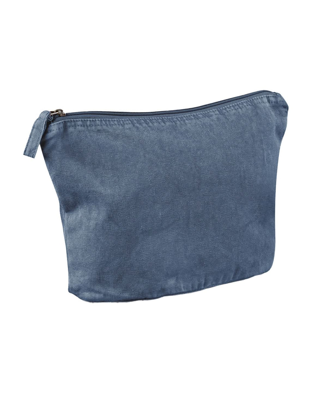 Westford Mill Garment Dyed Accessory Bag WM340 - Vintage Denim One Size - Customisable Bags