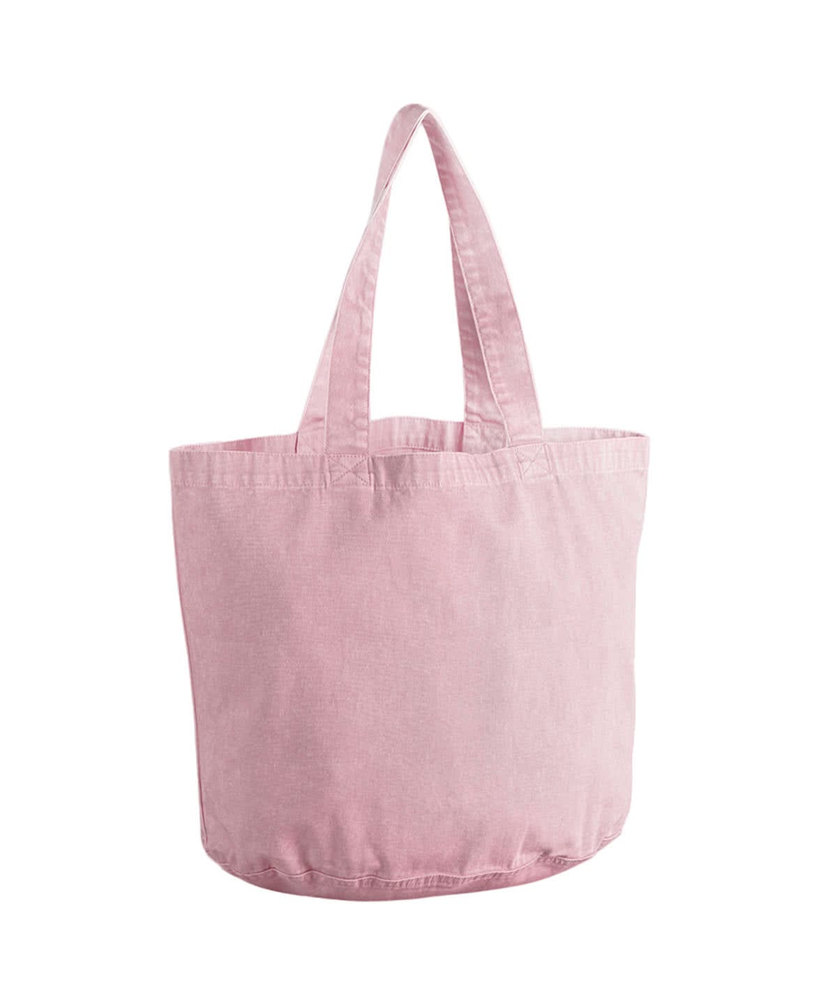 Westford Mill Garment Dyed Shopper WM345 - Vintage Dusky Pink One Size - Customisable Bags