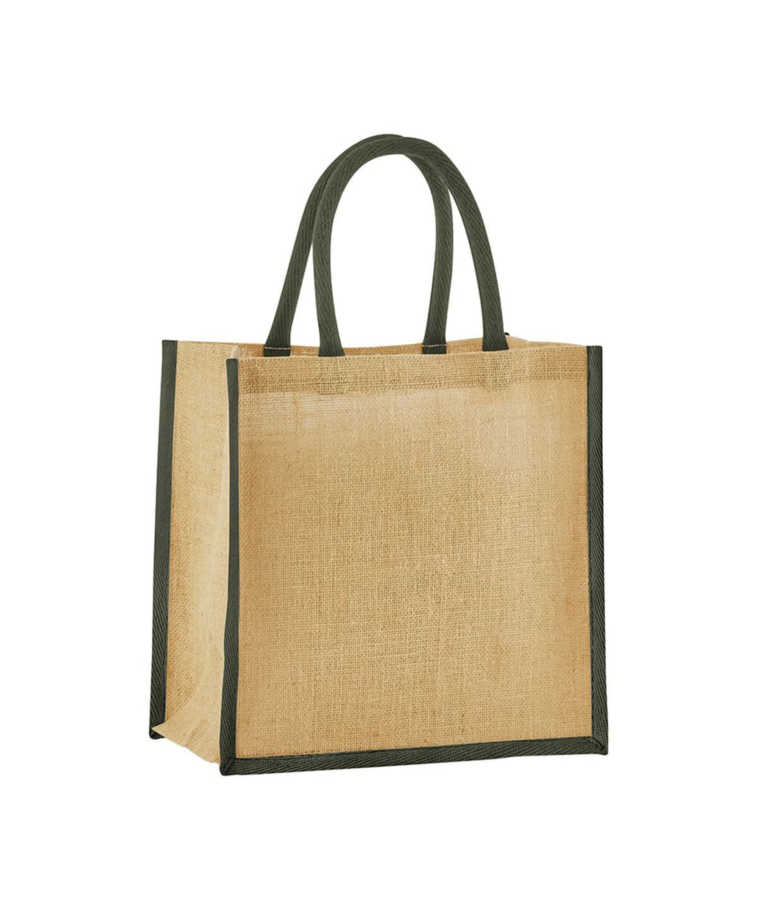 Westford Mill Natural Starched Jute Mini Gift Bag WM477 - - Customisable Bags