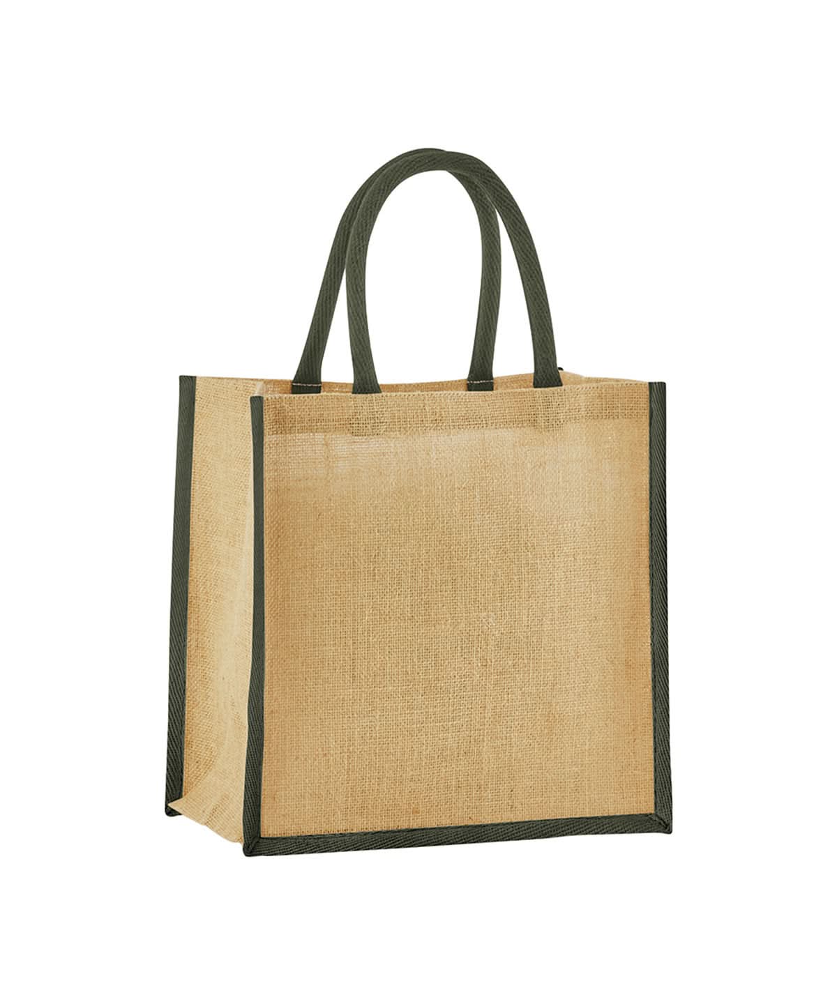 Westford Mill Natural Starched Jute Mini Gift Bag WM477 - - Customisable Bags