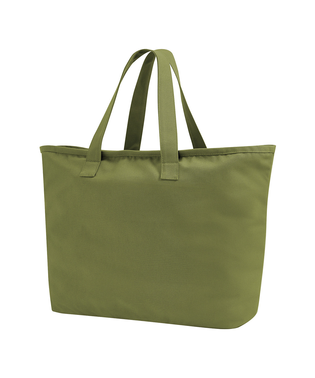 Oversized Canvas Tote Bag - W606 - Bright Olive O S - Customisable Bags