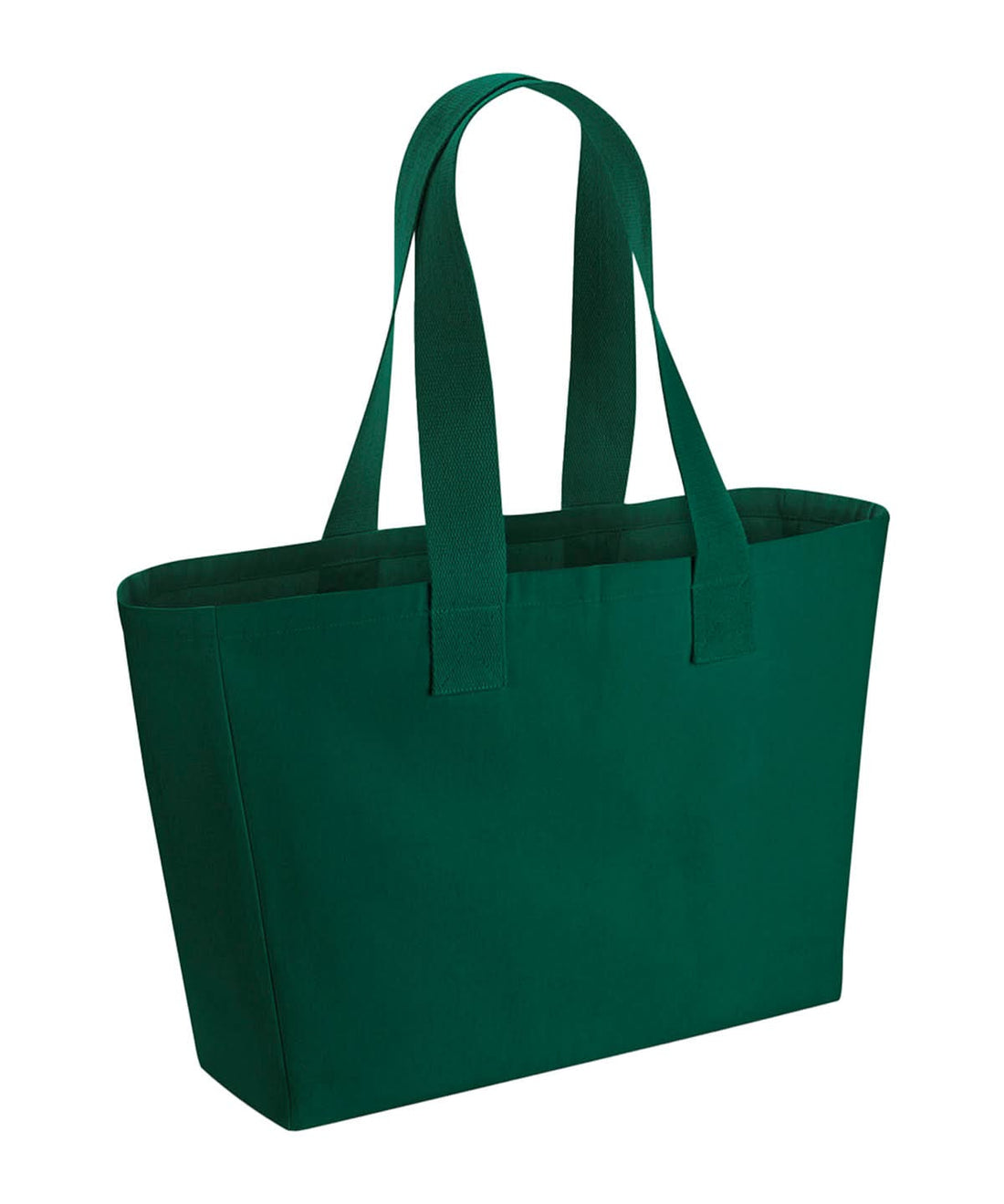 Westford Mill Everyday Canvas Tote WM610 - Bottle Green One size - Customisable Bags