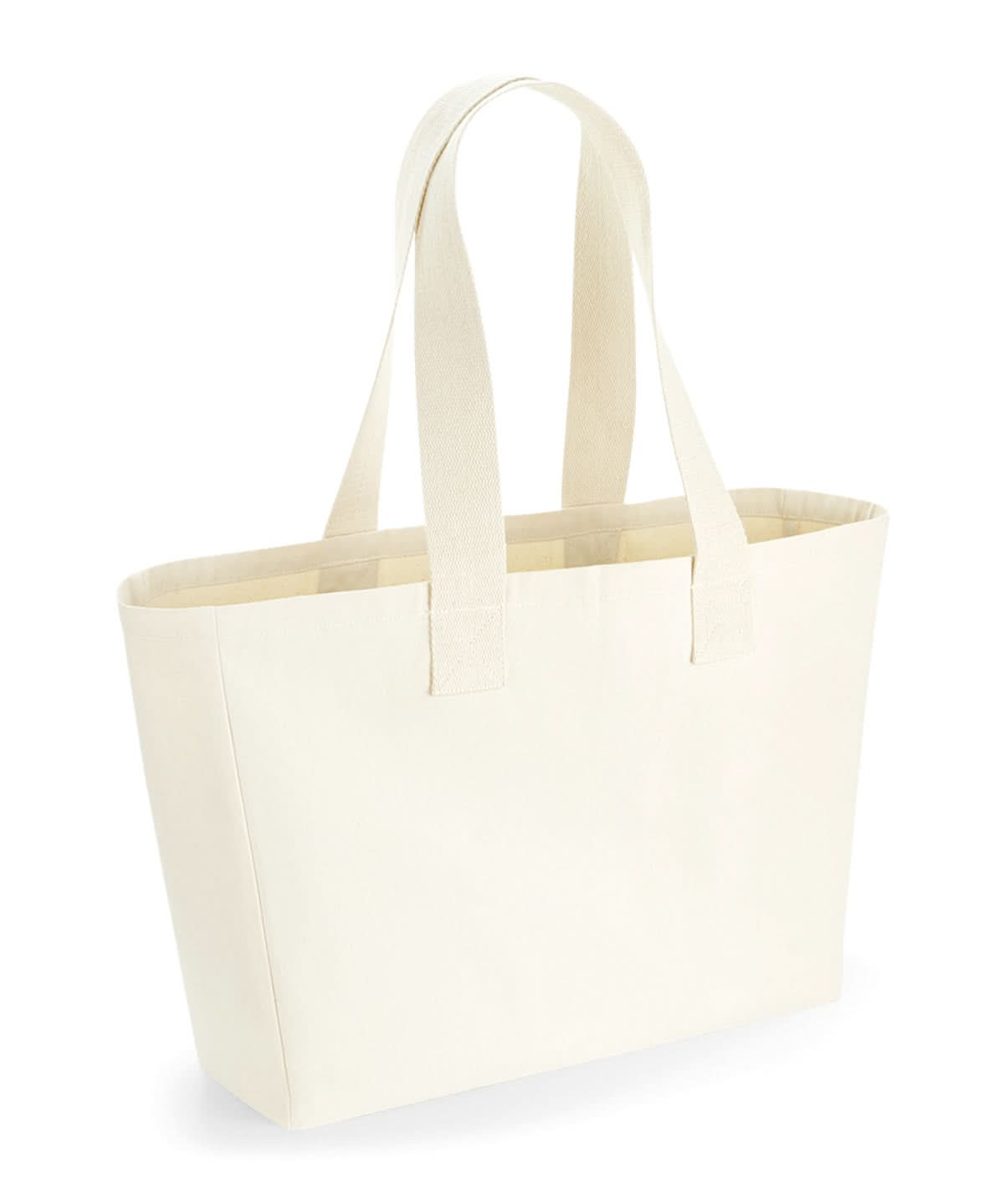 Westford Mill Everyday Canvas Tote WM610 - Natural One size - Customisable Bags