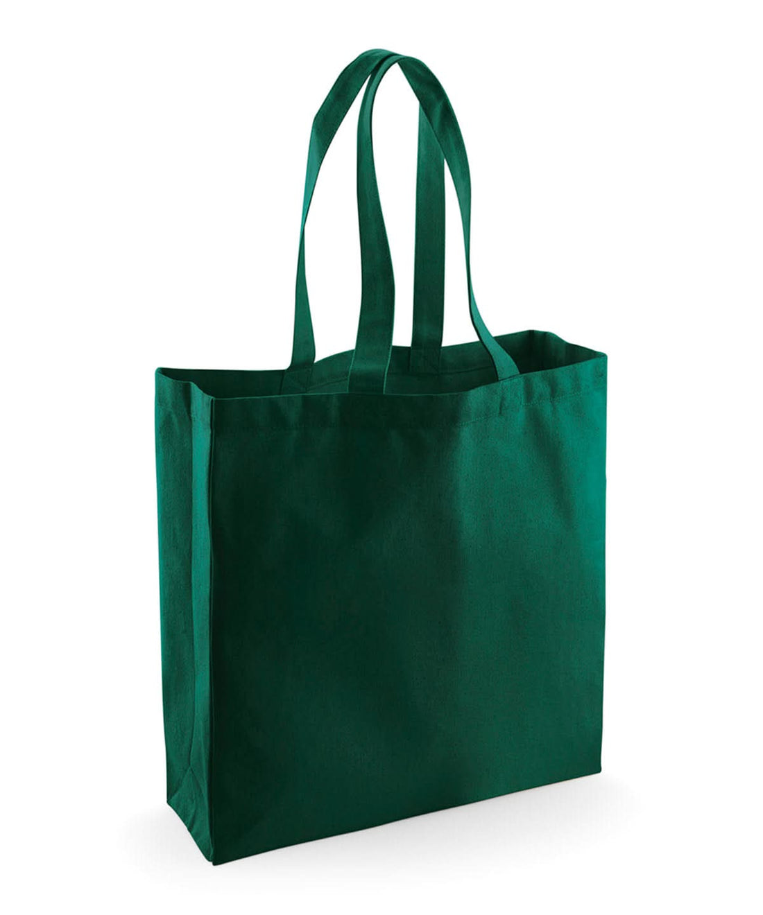 Westford Mill Fairtrade Cotton Classic Shopper WM623 - Bottle Green One size - Customisable Bags