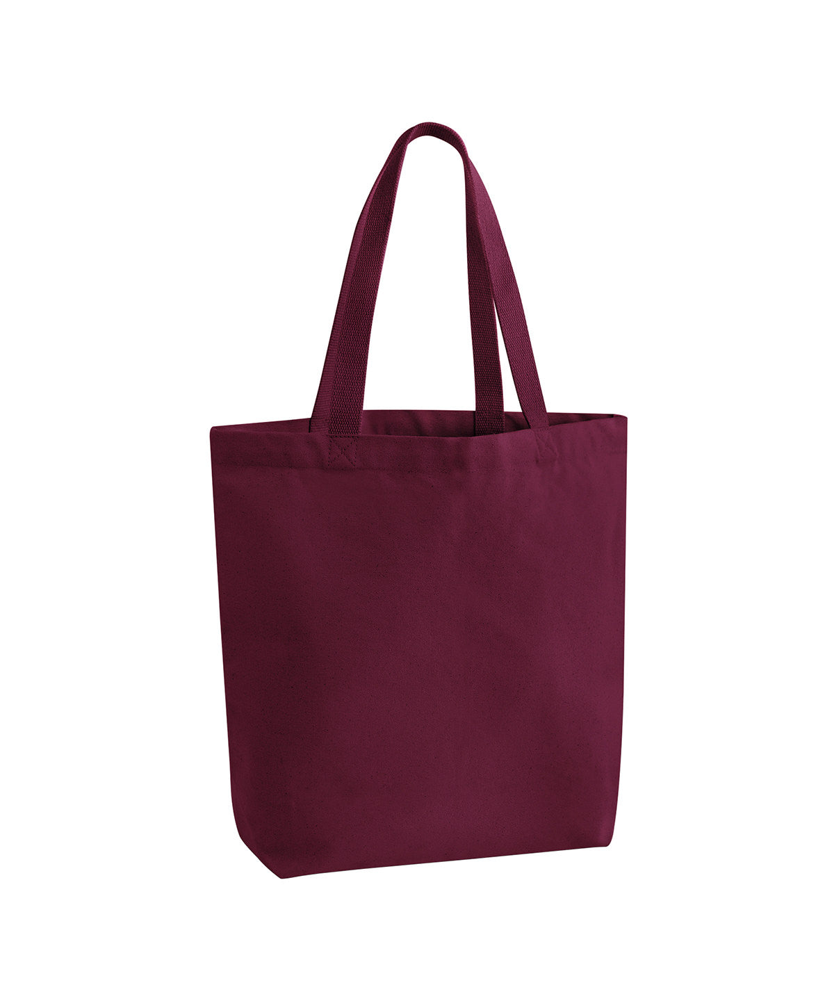 Heavyweight canvas tote bag - WM697 - Burgundy One size - Customisable Bags