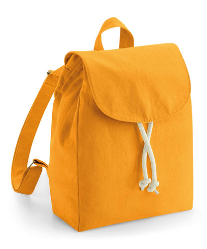 Westford Mill Earthaware Organic Mini Rucksack WM881 - Amber One size - Customisable Bags