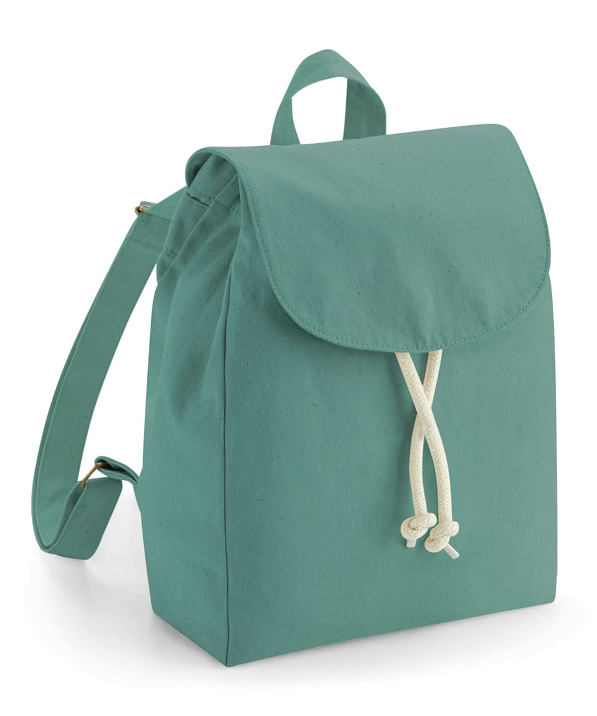 Westford Mill Earthaware Organic Mini Rucksack WM881 - Sage Green One size - Customisable Bags