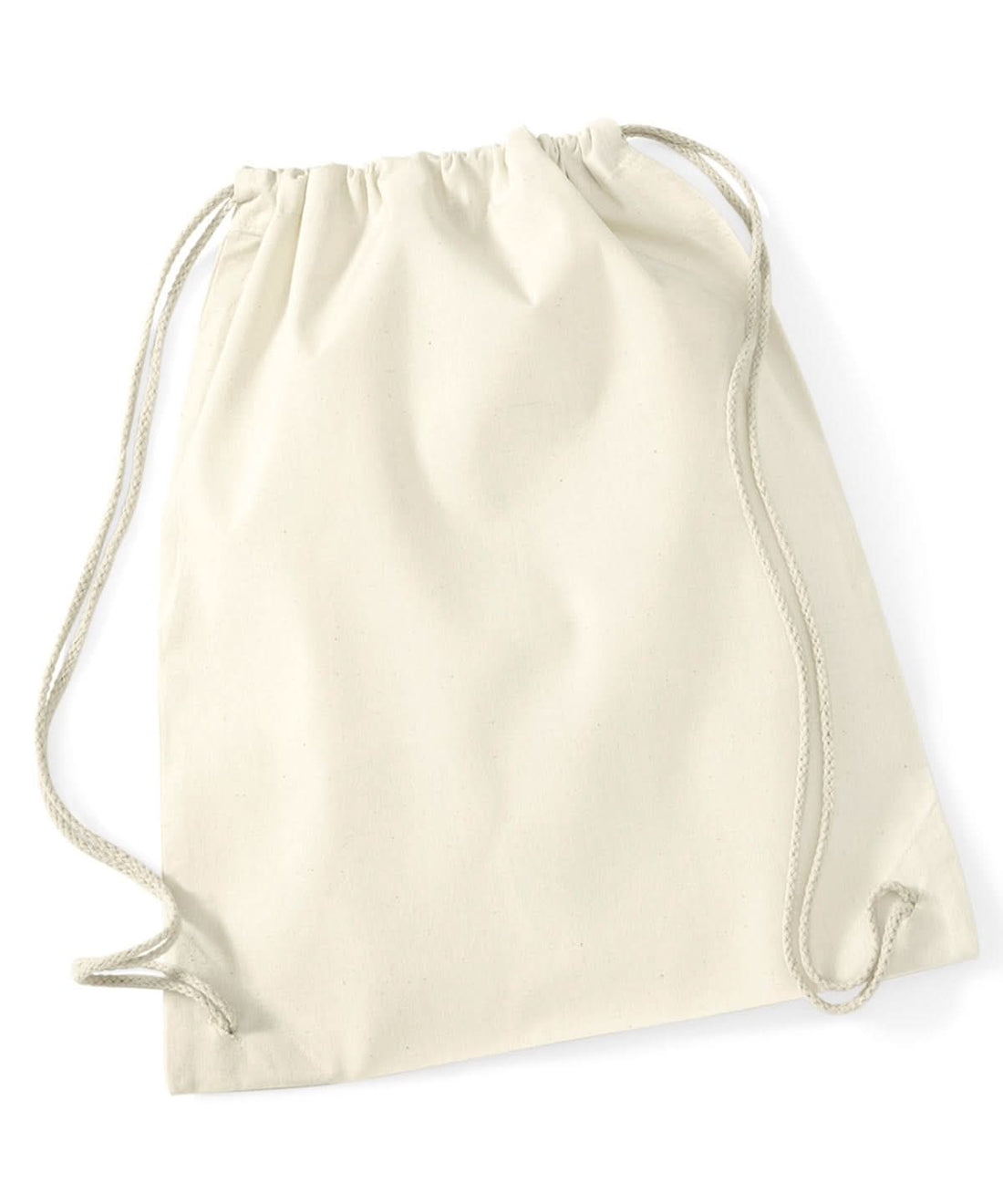 Westford Mill Recycled Cotton Gymsac WM910 - Natural One size - Customisable Bags