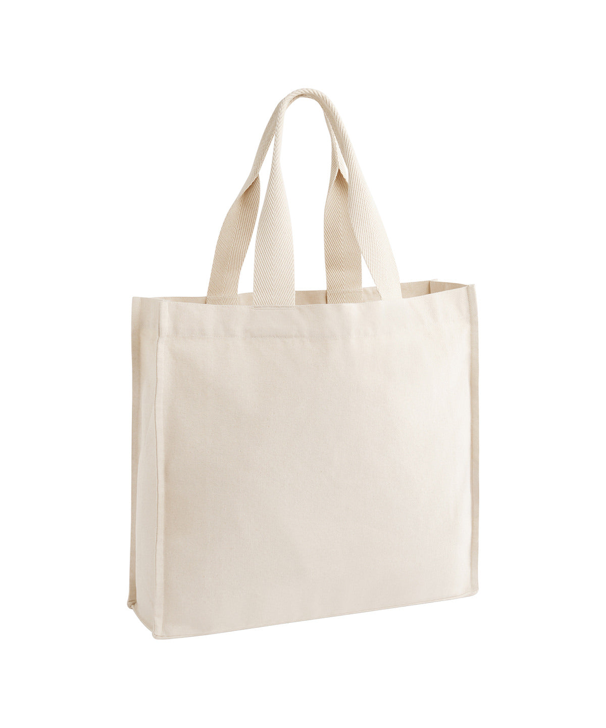 Chevron handle shopper - WM940 - Natural One size - Customisable Bags