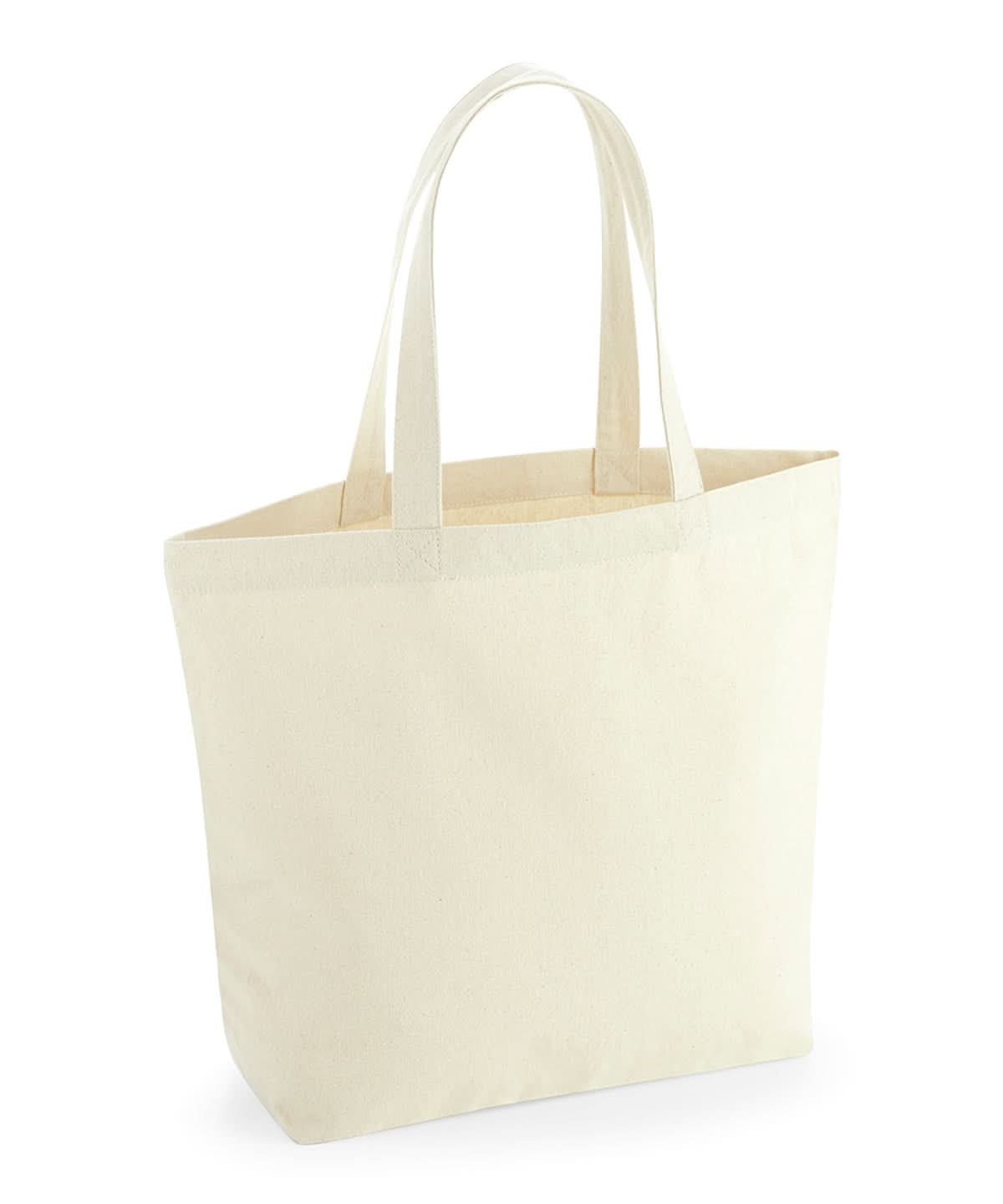 Westford Mill Revive Recycled Maxi Tote WM965 - Natural One Size - Customisable Bags