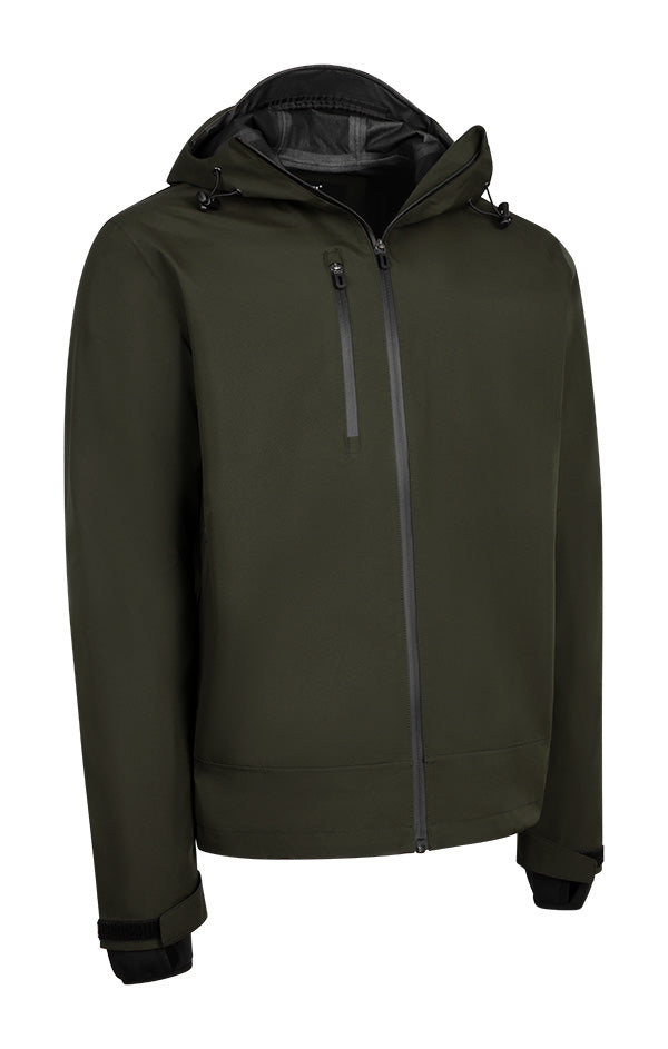 BEESWIFT UNLINED RAIN JACKET - Green - Customisable Jackets