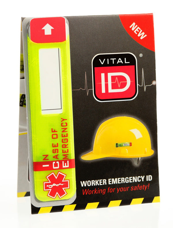 Vital ID Emergency ID Data Window ICE Tag - - Customisable Identification