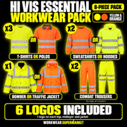 Hi Vis Essential Workwear Pack - - Customisable Bundle