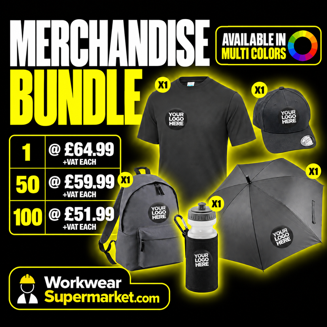 Personalised Merchandise Bundle - - Customisable Bundle