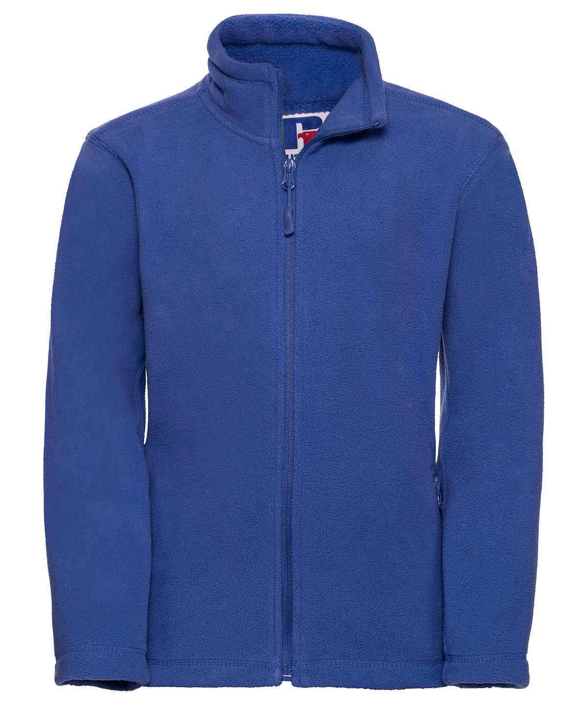 Kids Full Zip Outdoor Fleece - 8700B - Bright Royal 11-12 Years - Customisable Fleece