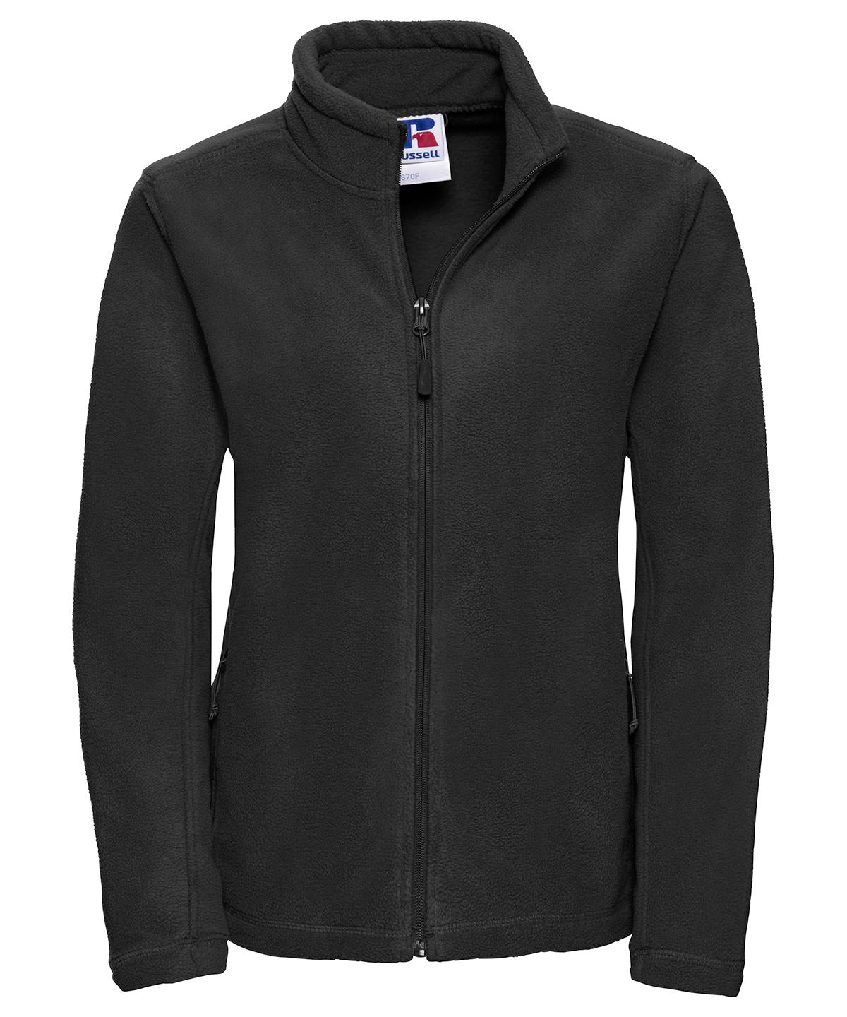 Ladies Full Zip Outdoor Fleece - 8700F - Black - Customisable Fleece