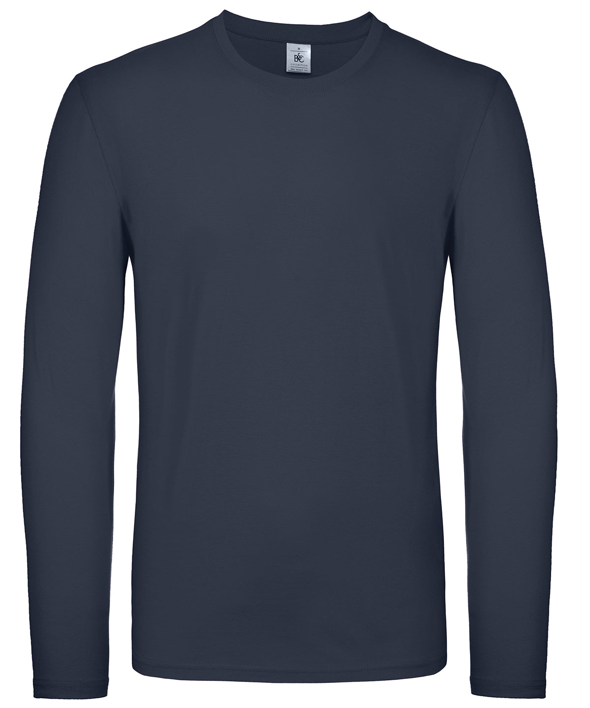 E150 long sleeve - BA211 - Navy - Customisable T-Shirt