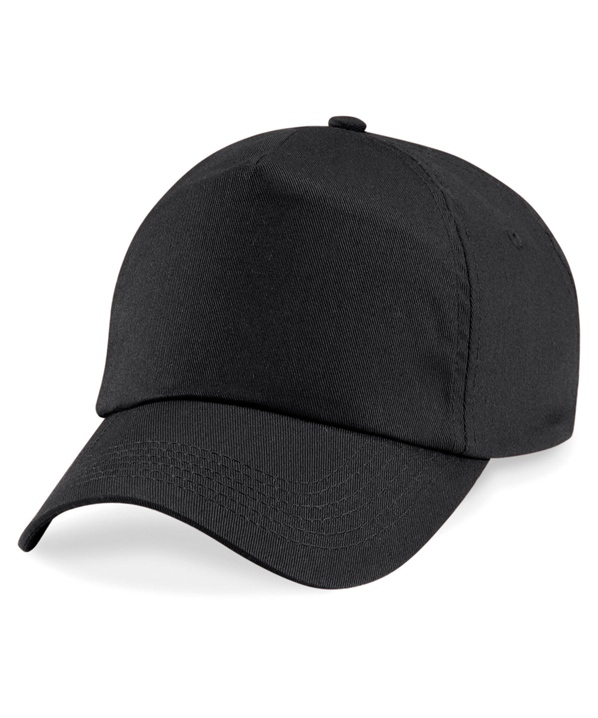 Original 5 Panel Cap - B10 - Black O S - Customisable Caps