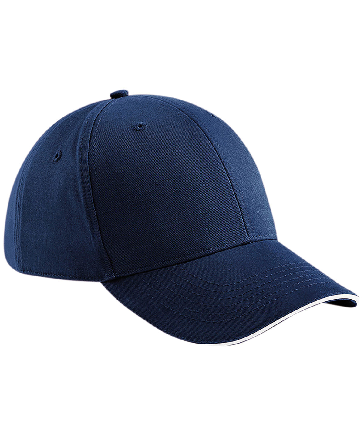 Athleisure 6 Panel Cap - B20 - French Navy White O S - Customisable Caps