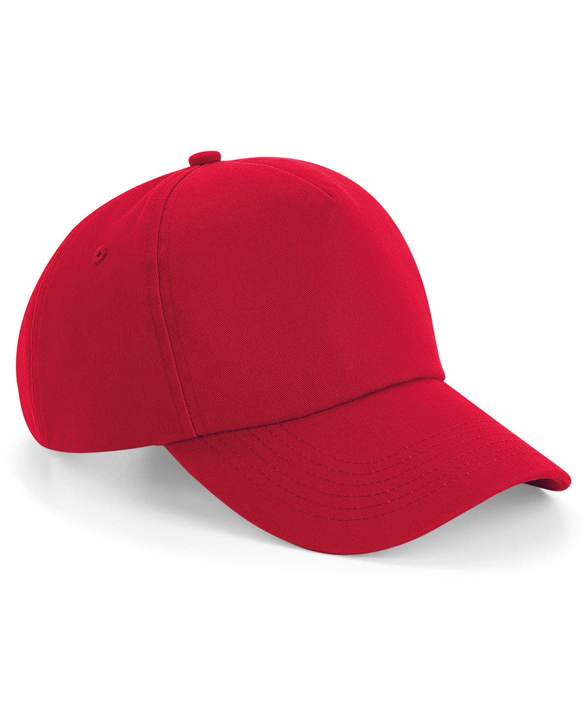 Authentic 5 Panel Cap - B25 - Classic Red O S - Customisable Caps
