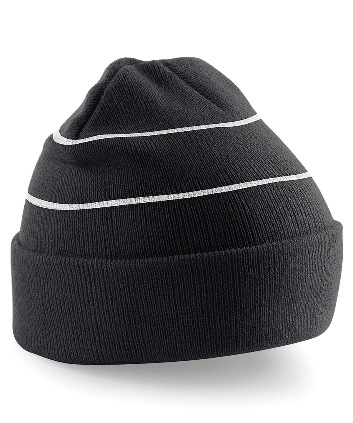 EnhancedViz Beanie - B42 - Black O S - Customisable Beanies