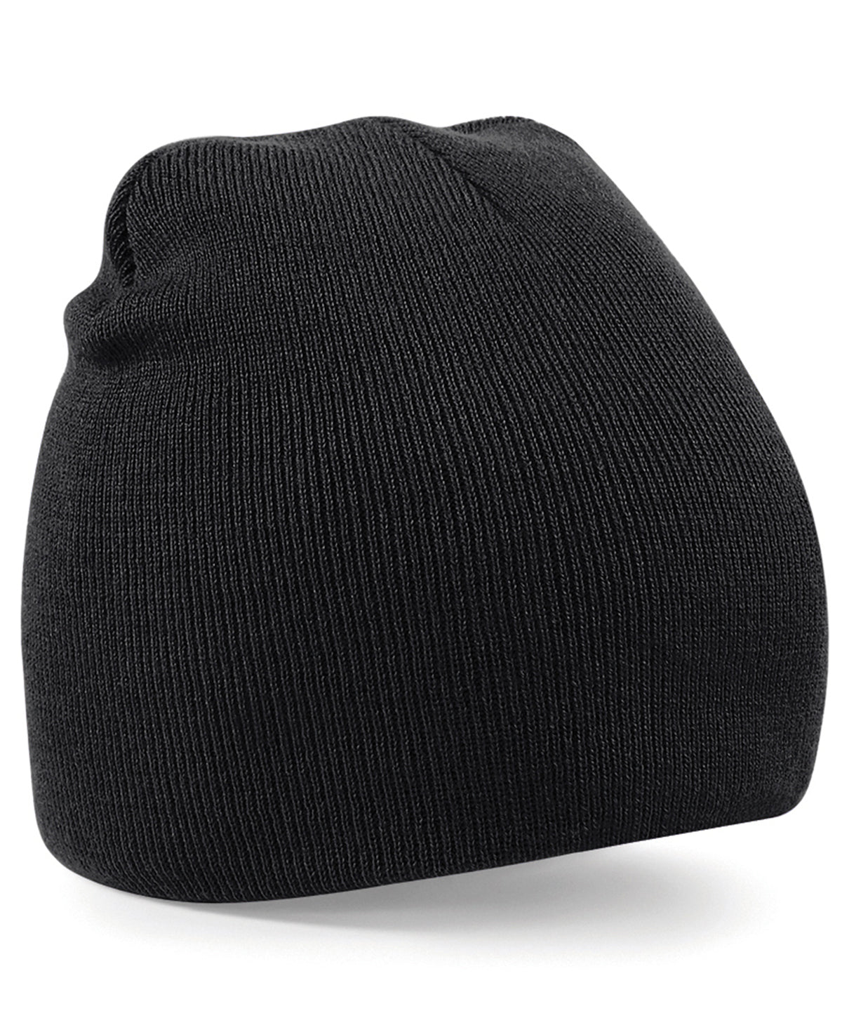 Original PullOn Beanie - B44 - Black O S - Customisable Beanies