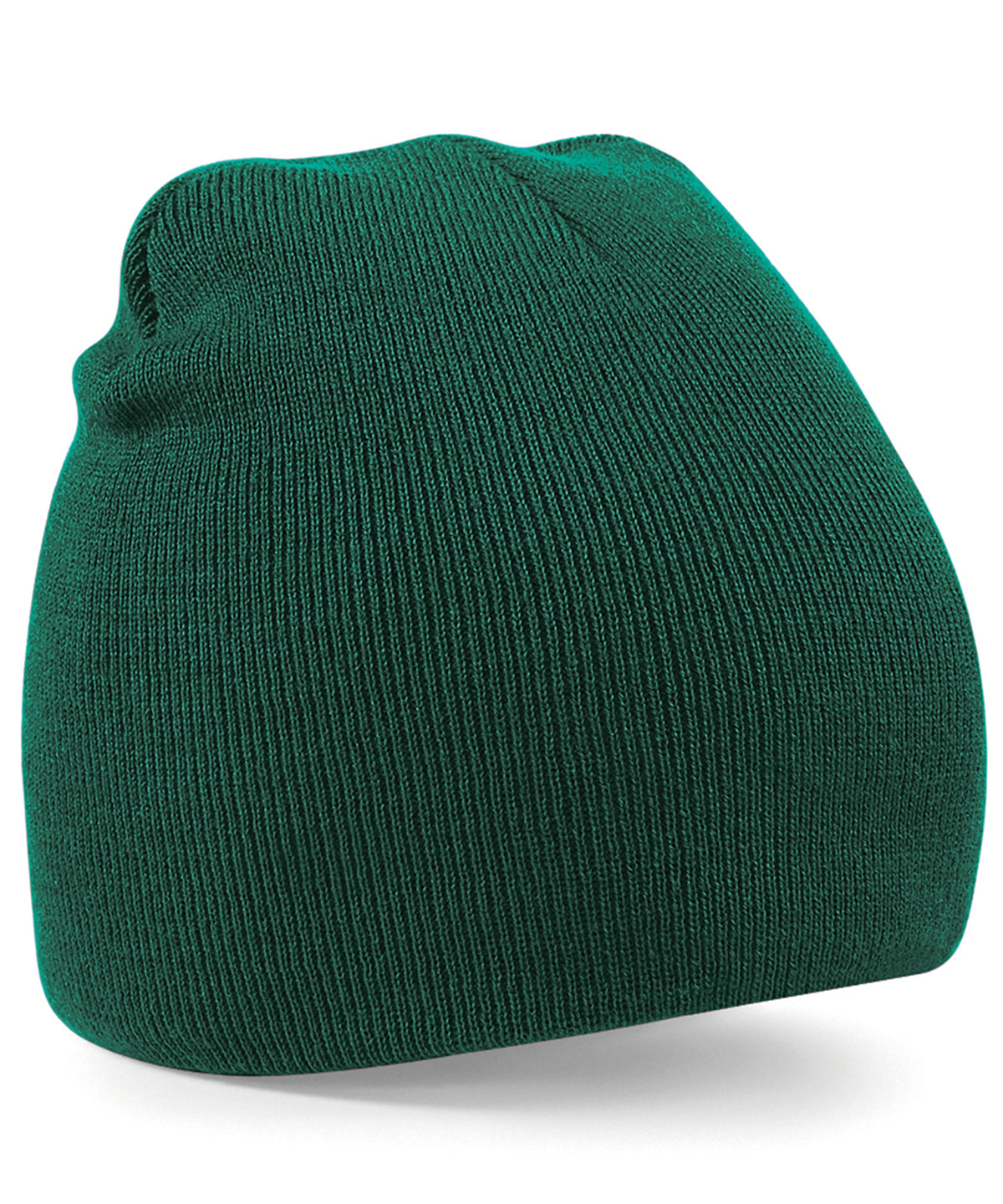 Original PullOn Beanie - B44 - Bottle Green O S - Customisable Beanies