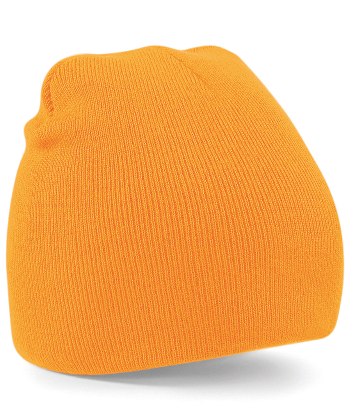 Original PullOn Beanie - B44 - Fluorescent Orange O S - Customisable Beanies