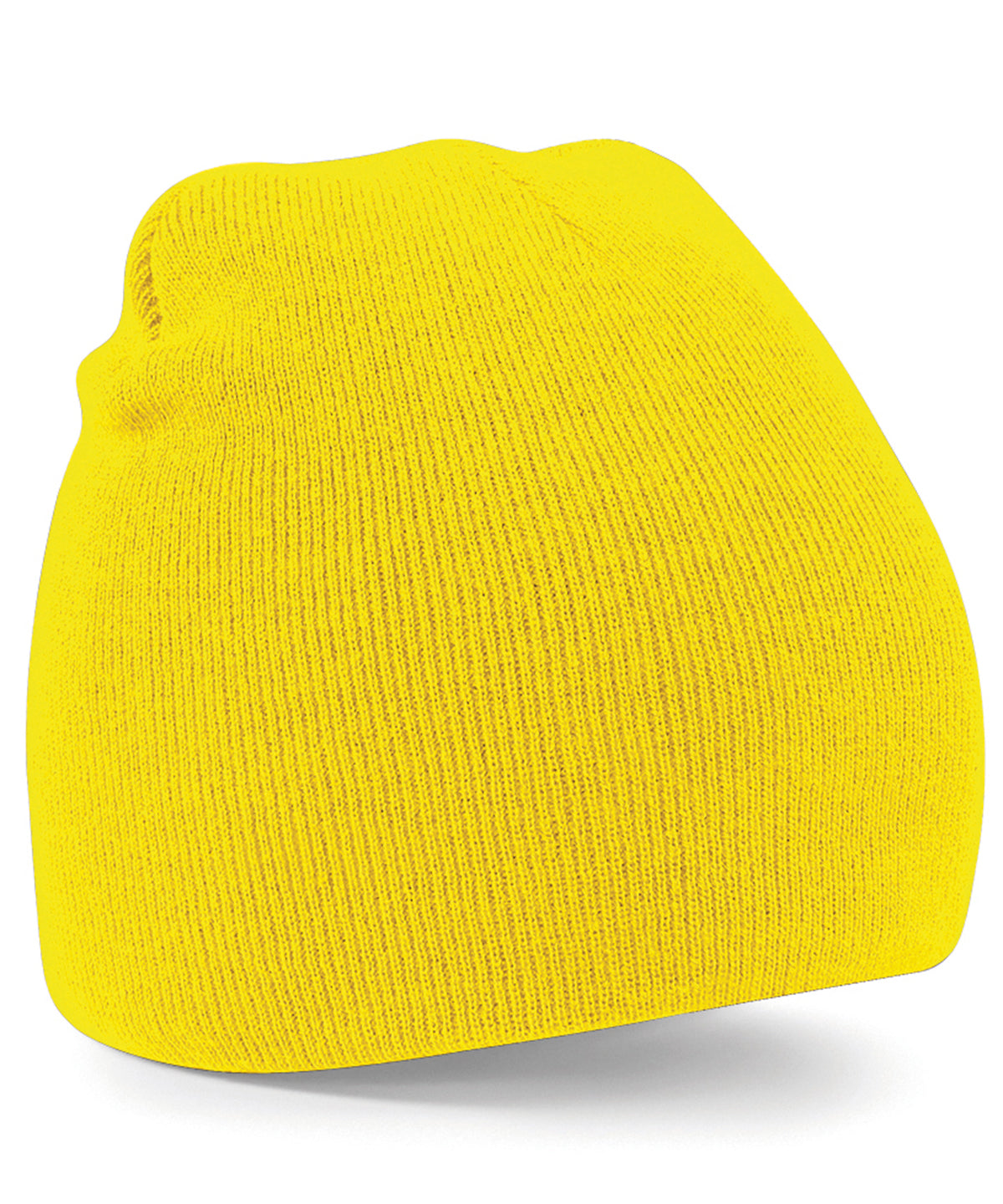 Original PullOn Beanie - B44 - Yellow O S - Customisable Beanies