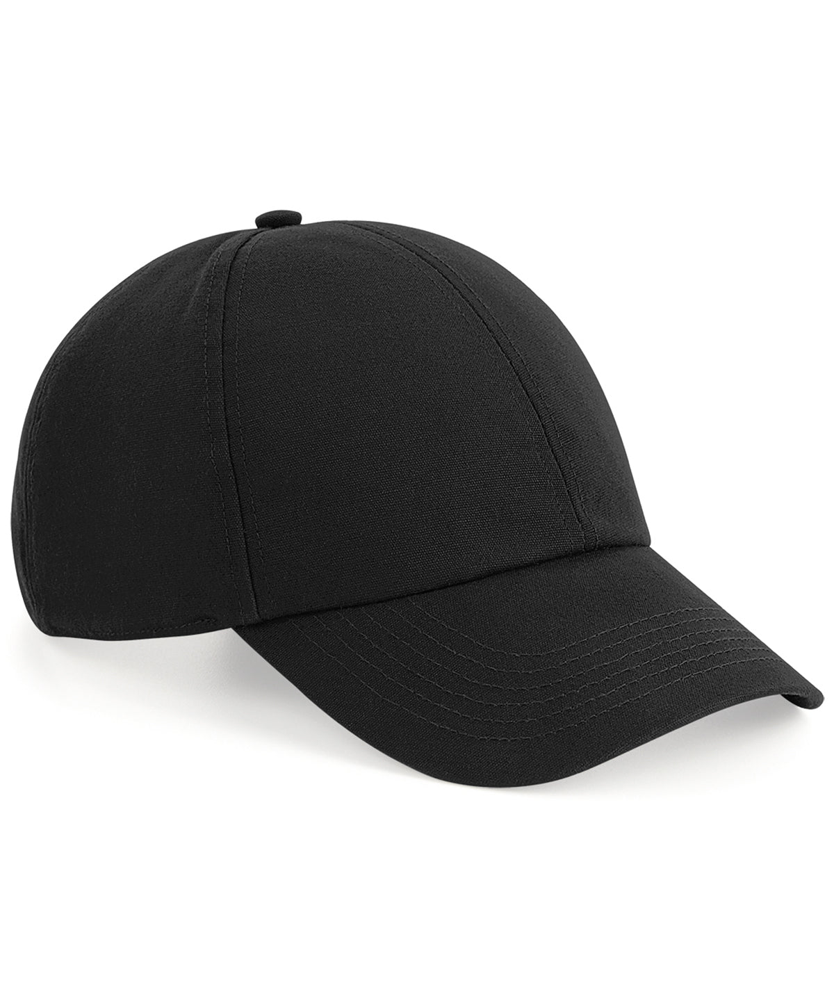 Organic Cotton Canvas Cap - B54 - Black O S - Customisable Caps