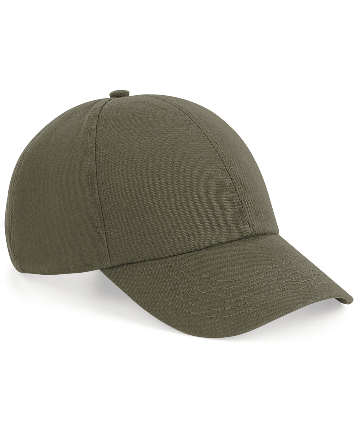 Organic Cotton Canvas Cap - B54 - Olive Green O S - Customisable Caps