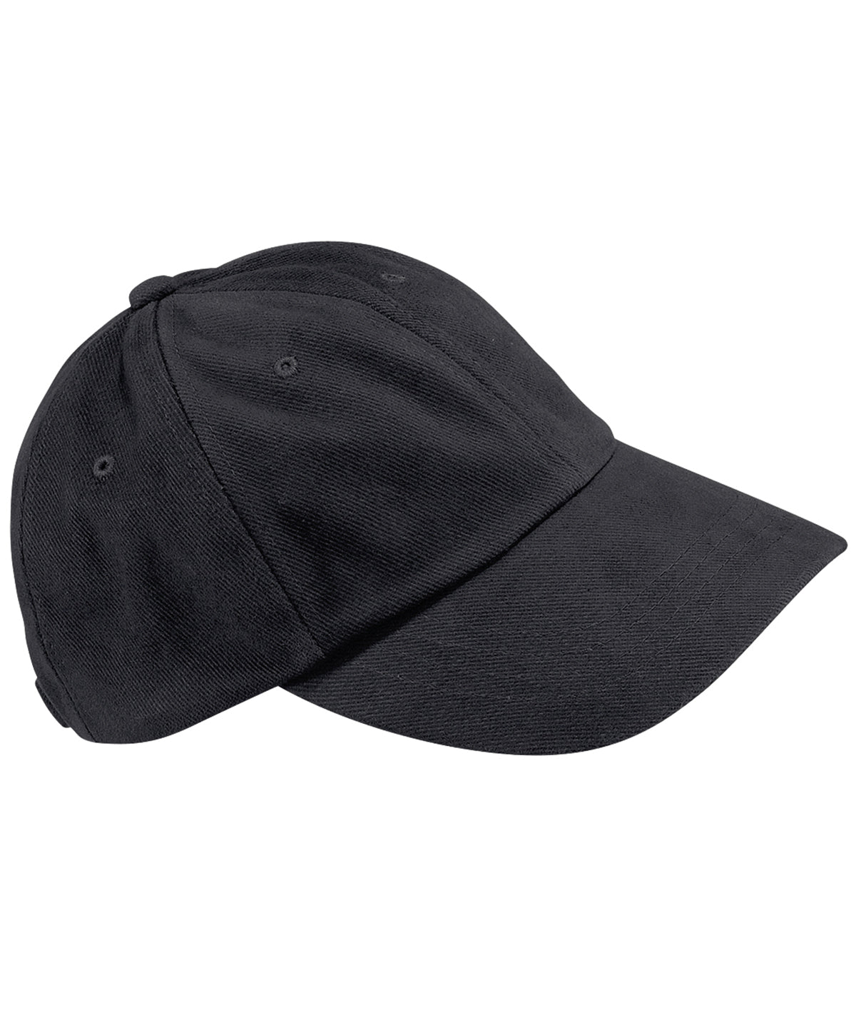 LP Heavy Brushed Cotton Cap - B57 - Black O S - Customisable Caps