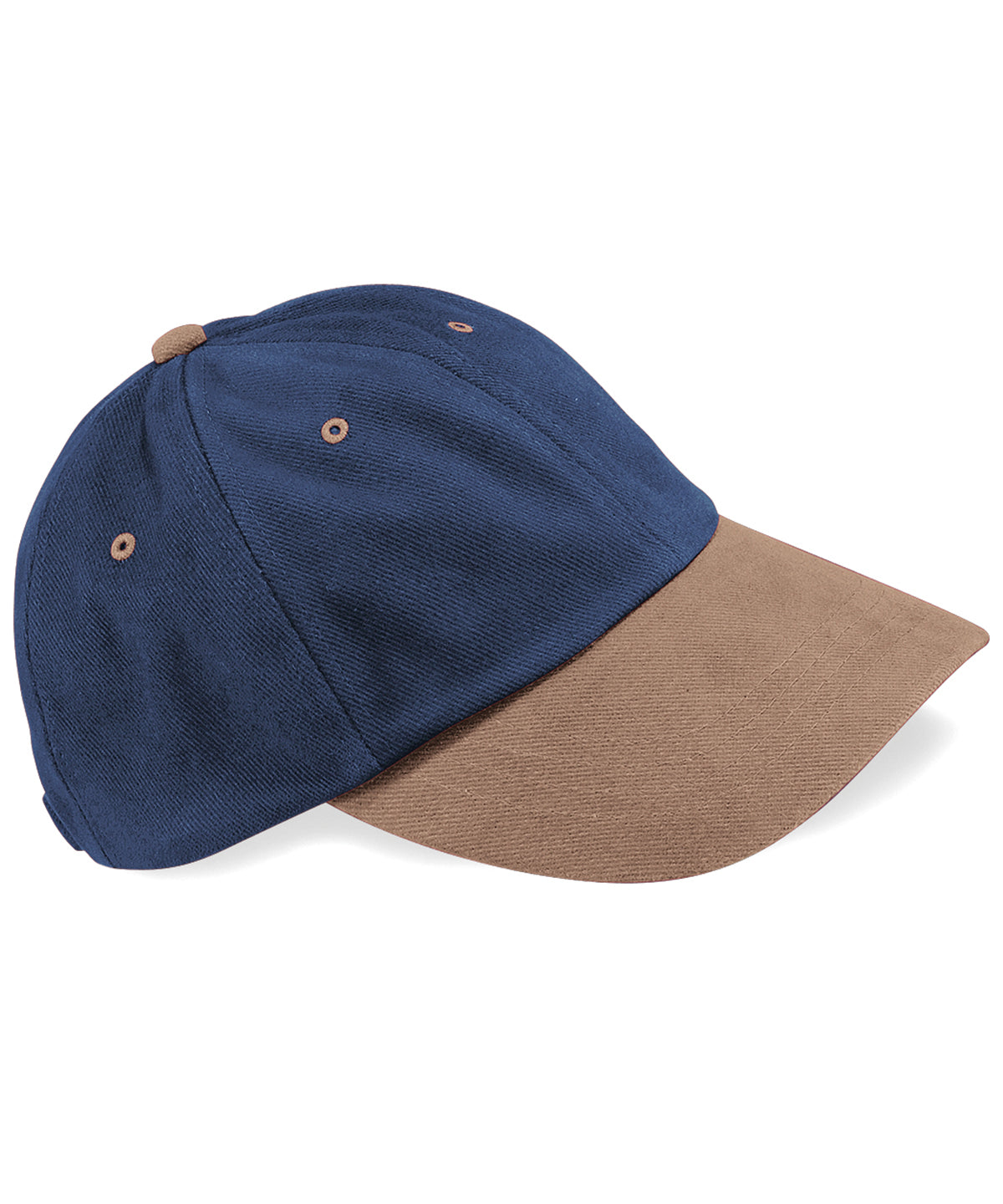 LP Heavy Brushed Cotton Cap - B57 - French Navy Taupe O S - Customisable Caps