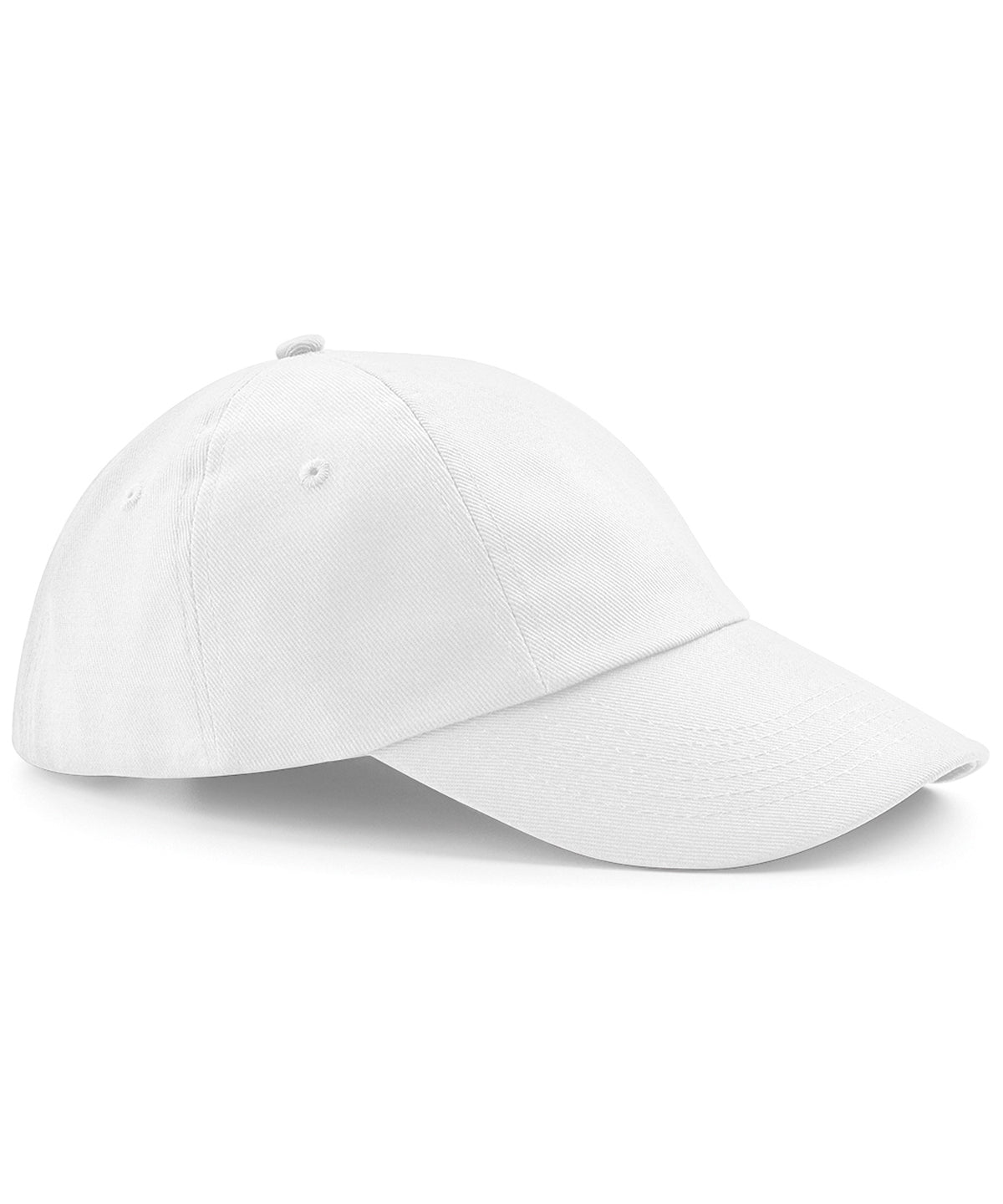 Low Profile Heavy Drill Cap - B58 - White O S - Customisable Caps