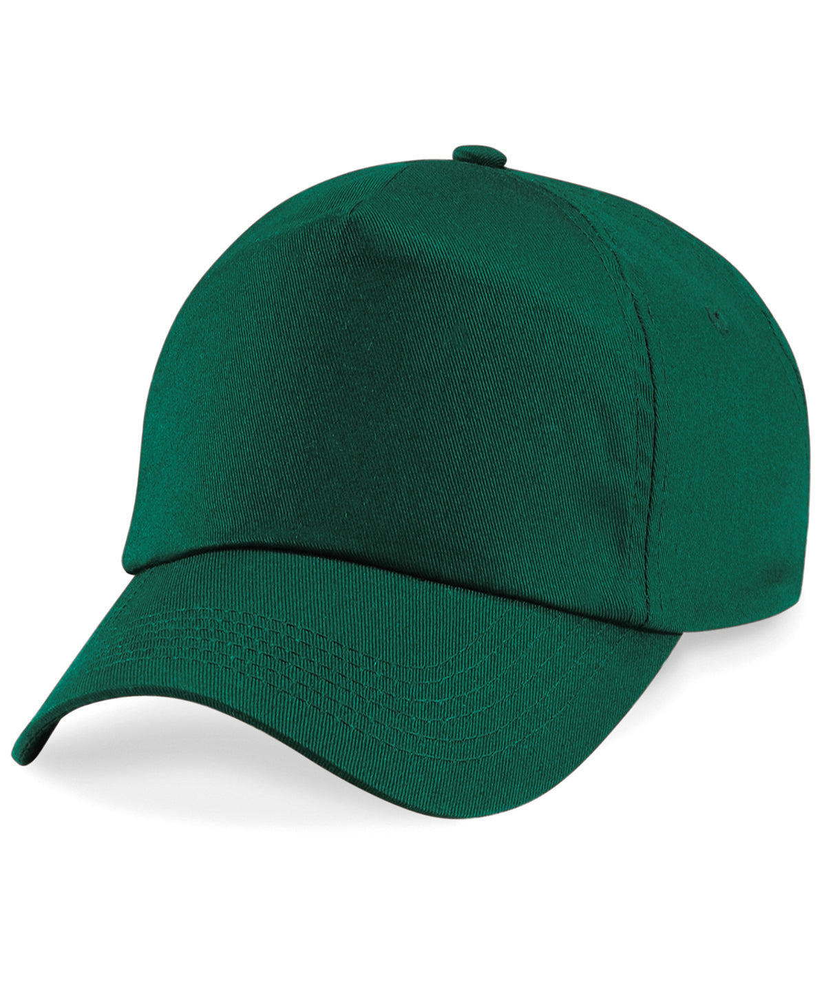 Junior Original 5 Panel Cap - B10B - Bottle Green O S - Customisable Caps