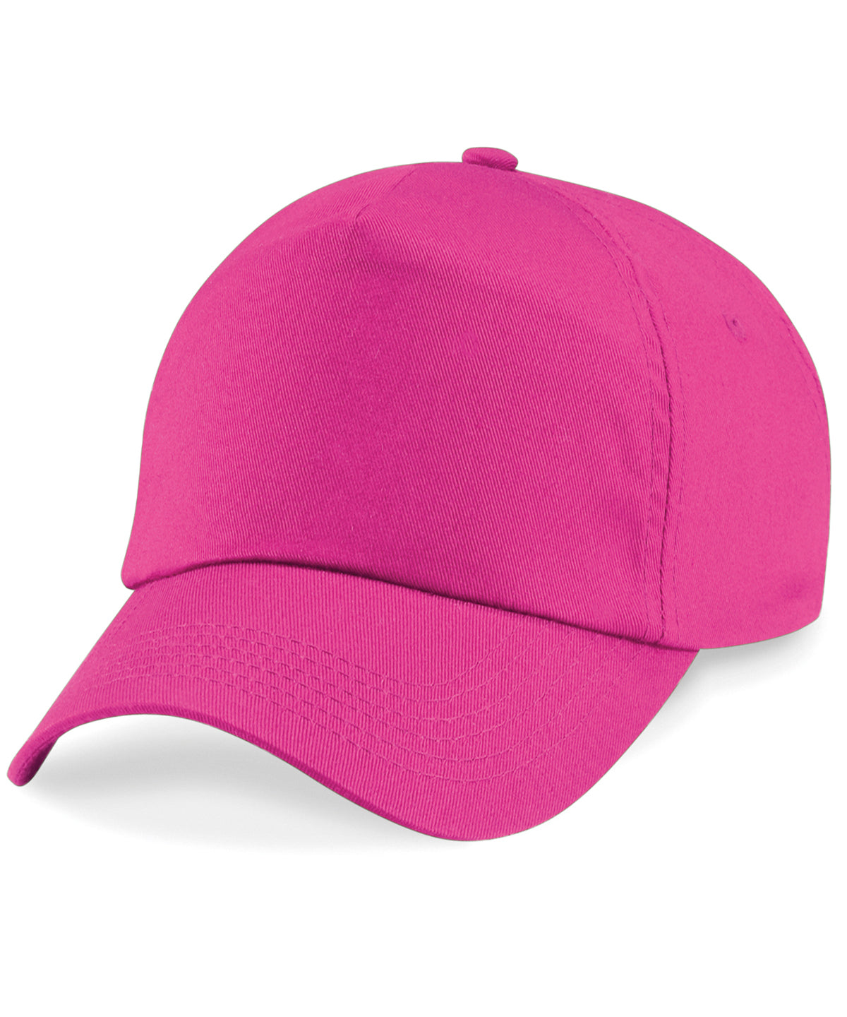 Junior Original 5 Panel Cap - B10B - Fuchsia O S - Customisable Caps