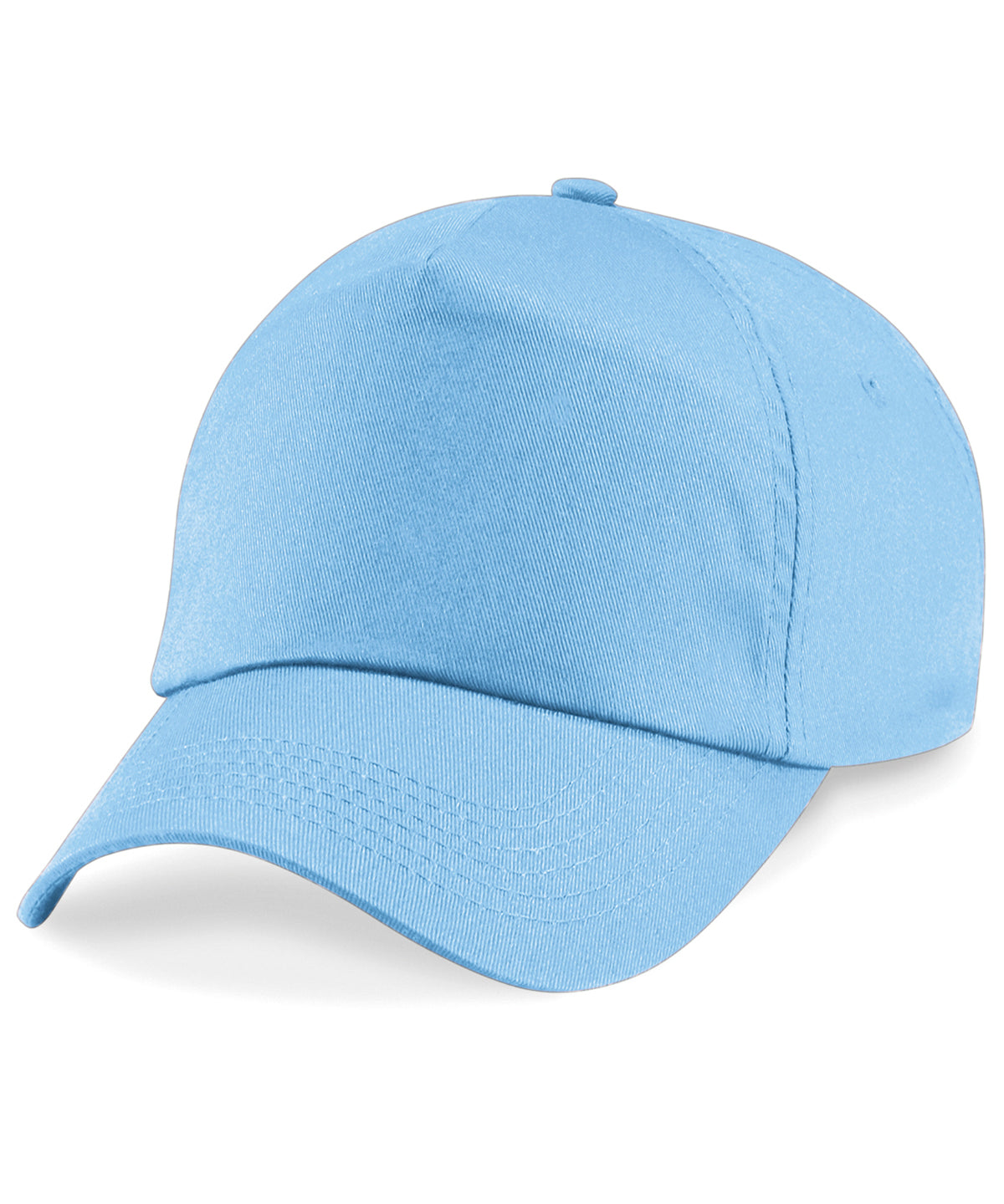 Junior Original 5 Panel Cap - B10B - Sky Blue O S - Customisable Caps