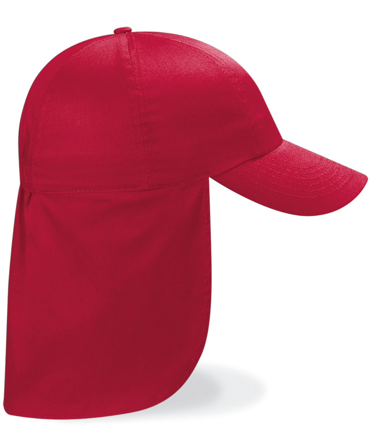 Junior Legionnaire Style Cap - B11B - Classic Red O S - Customisable Caps