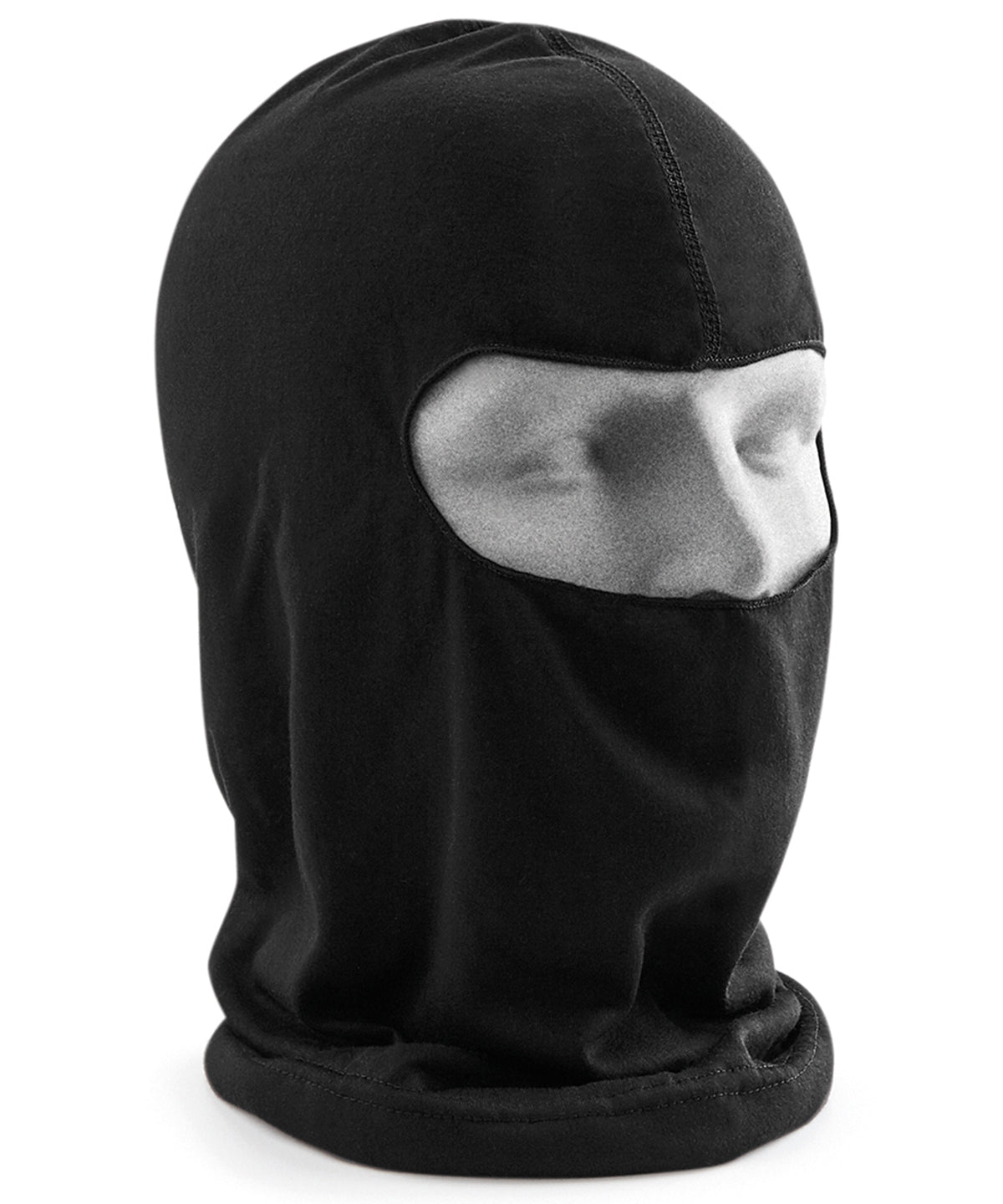 Microfibre Balaclava - B225 - Black O S - Customisable Balaclavas
