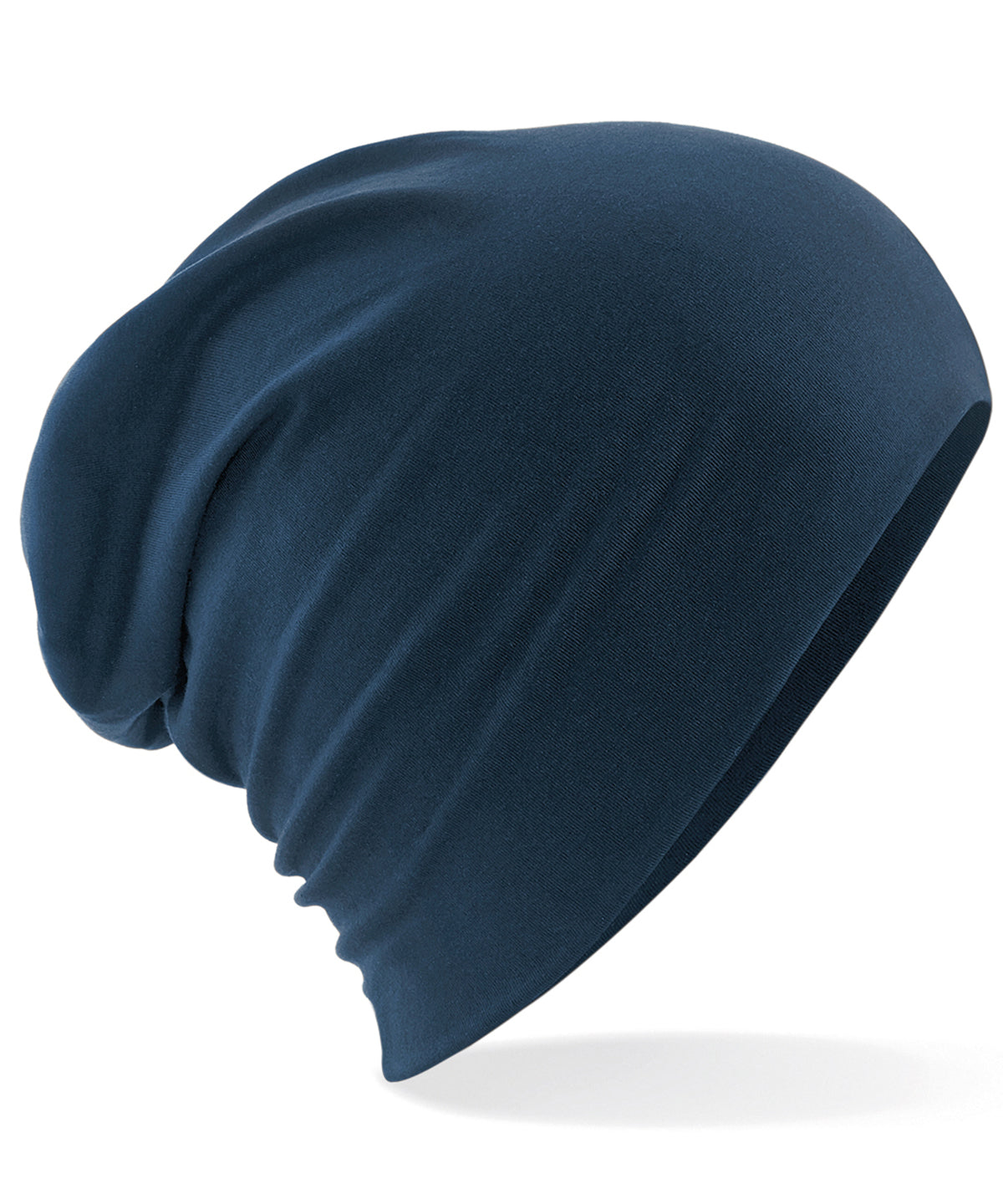 Hemsedal Cotton Slouch Beanie - B368 - French Navy O S - Customisable Beanies