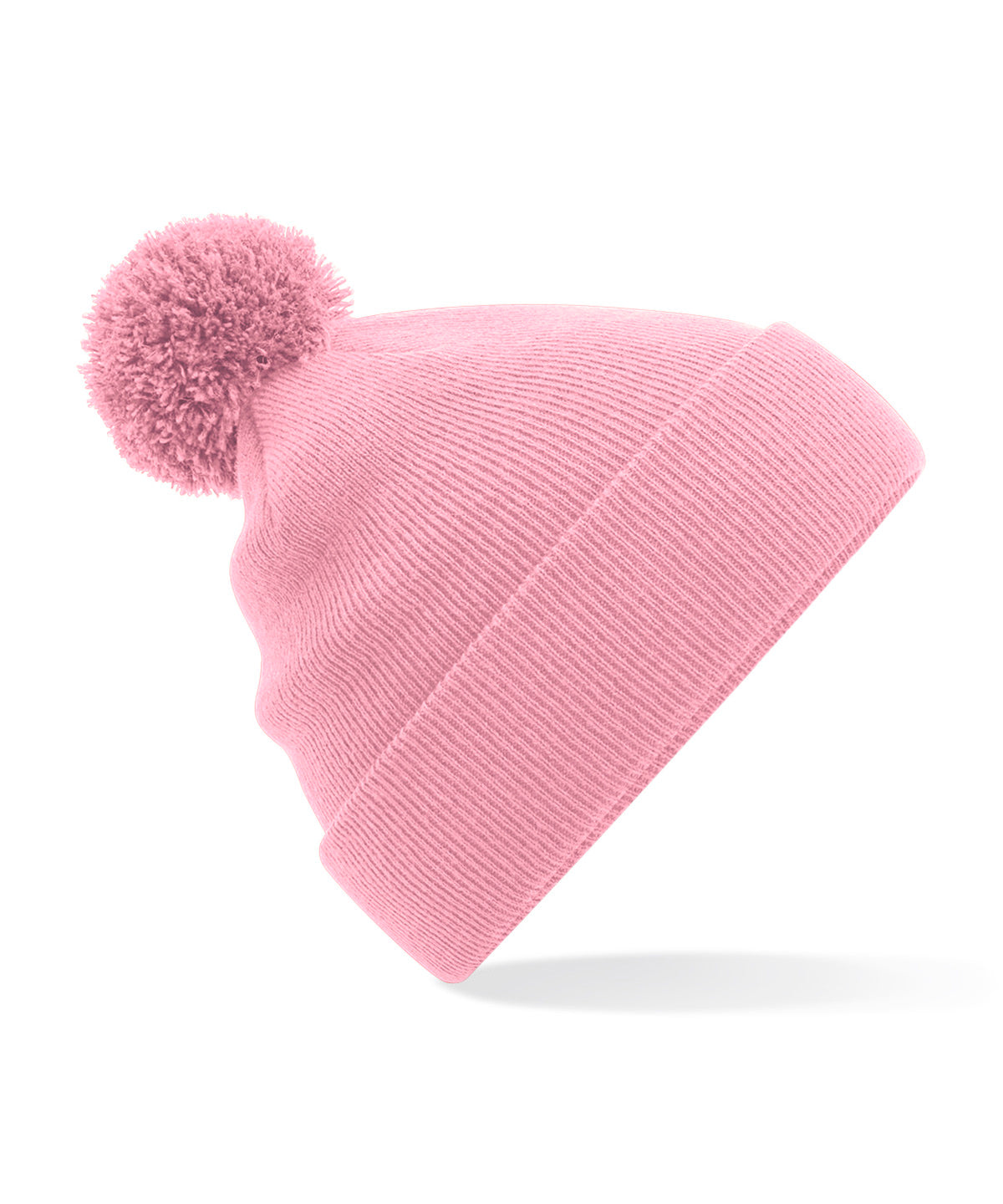 Original Pom Pom Beanie - B426 - Dusky Pink O S - Customisable Beanies