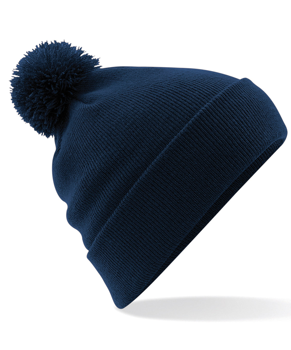Original Pom Pom Beanie - B426 - French Navy O S - Customisable Beanies