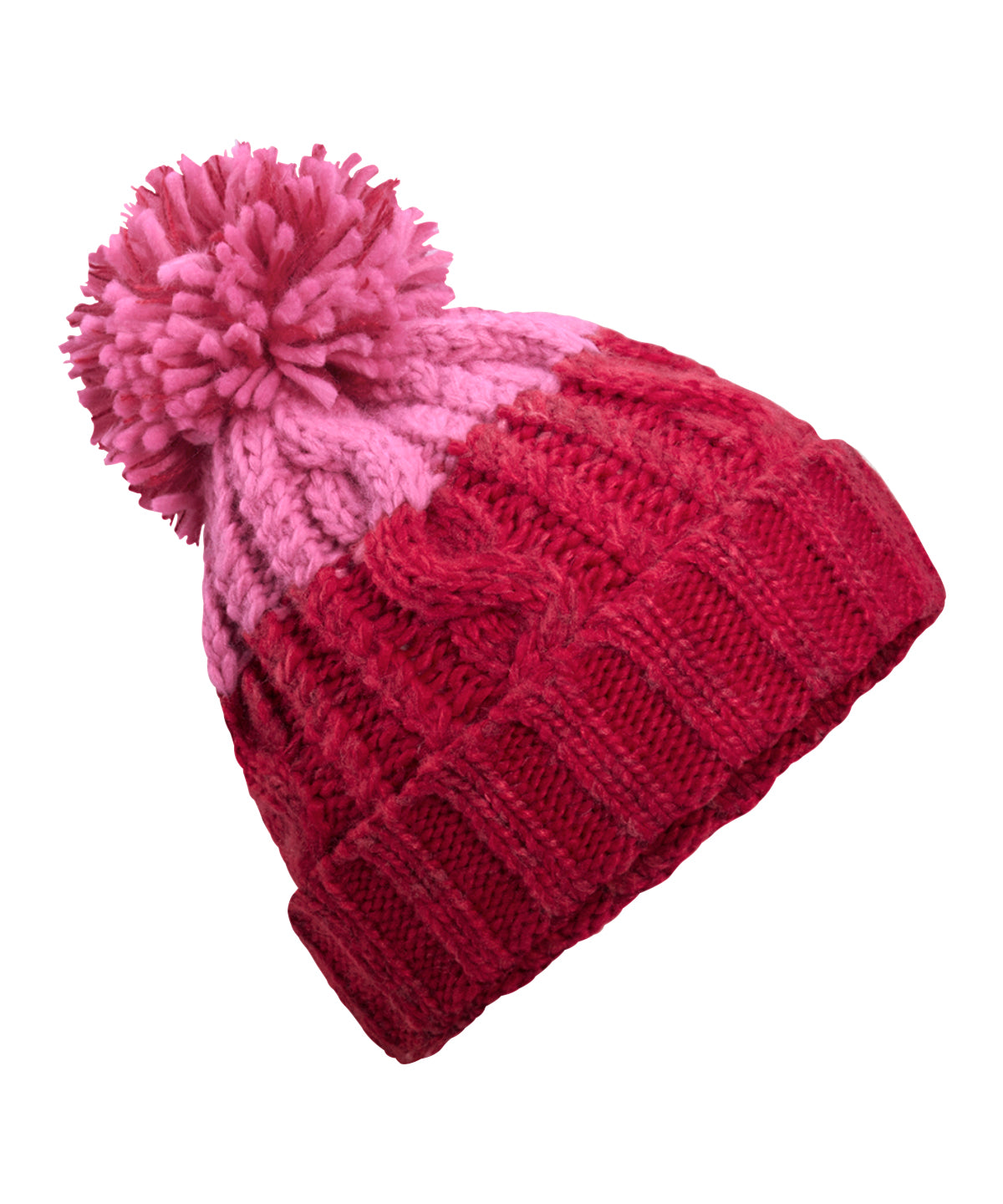 Apres Beanie - B437 - Classic Red True Pink O S - Customisable Beanies