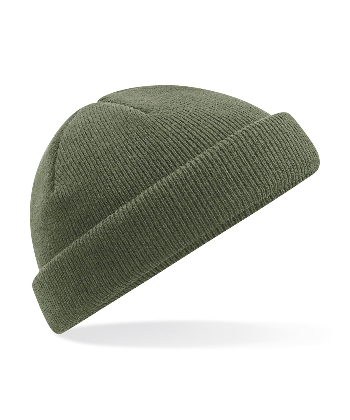 Recycled Mini Fisherman Beany - B43R - Olive Green O S - Customisable Beanies