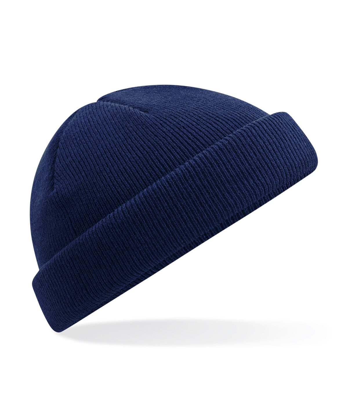 Recycled Mini Fisherman Beany - B43R - Oxford Navy O S - Customisable Beanies
