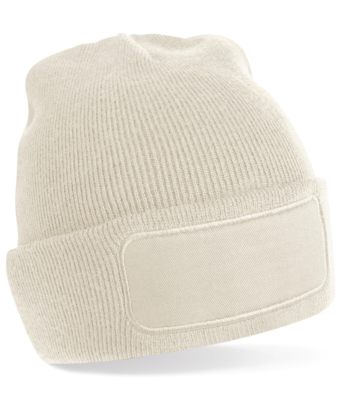 Original Patch Beanie - B445 - Almond O S - Customisable Beanies