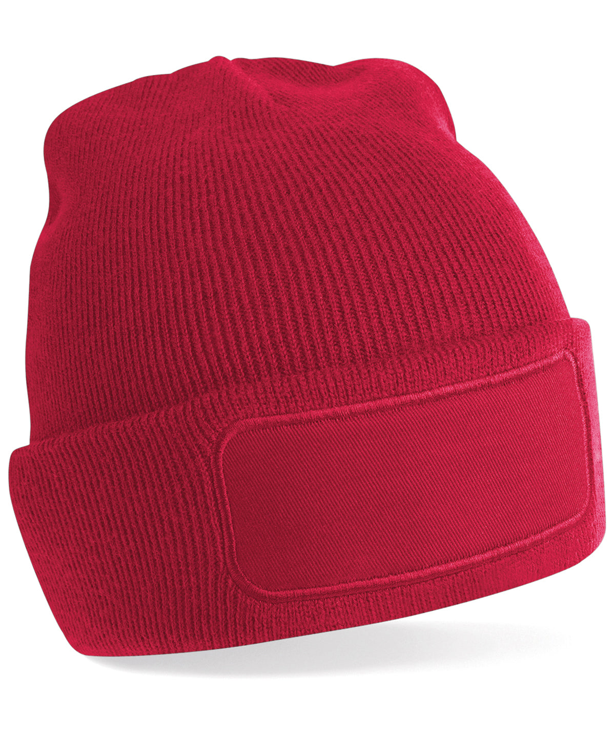 Original Patch Beanie - B445 - Classic Red O S - Customisable Beanies
